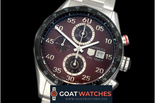 Tag Heuer - Carrera 1887 Date Chrono SS/SS Brown A-7750