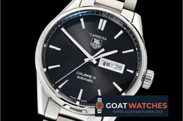 Tag Heuer - Carrera Calibre 5 Automatic SS/SS Black ANF Asia 2824