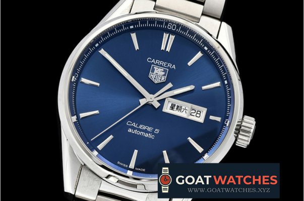 Tag Heuer - Carrera Calibre 5 Automatic SS/SS Blue ANF Asia 2824