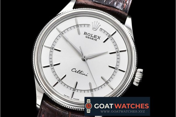 Rolex - Cellini Time Ref.50509 SS/LE Silver White Asia 3132