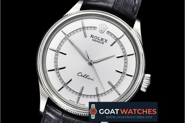 Rolex - Cellini Time Ref.50509 SS/LE Silver White Asia 3132