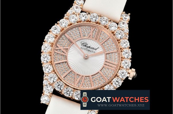 Chopard - L'Heure Du Diamant Round RG/LE (White) Rose Gold MY9015