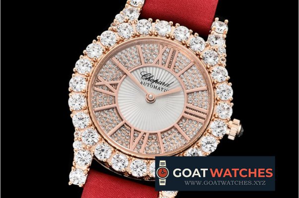Chopard - L'Heure Du Diamant Round RG/LE (Red) Rose Gold MY9015