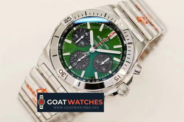 Breitling - Chronomat B01 SS/SS Green/Stk GF Asia 7750