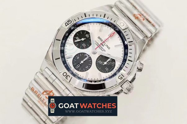 Breitling - Chronomat B01 SS/SS White/Stk GF Asia 7750