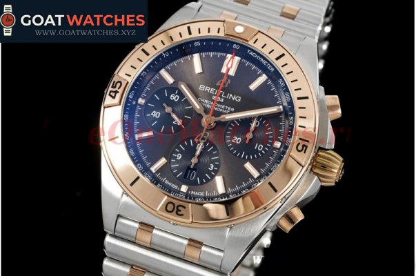 Breitling - Chronomat B01 42MM RG/SS Grey/Stk TF A7750