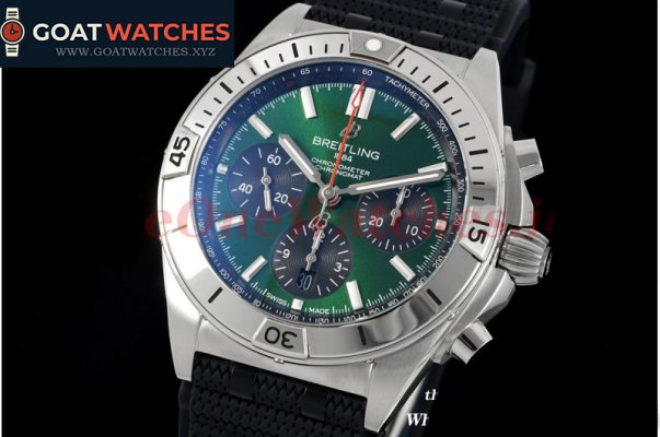 Breitling - Chronomat B01 42MM SS/RU Green/Stk TF A7750