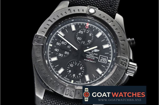 Breitling - Colt Chronograph 44 Black Diver Pro II PVD/NY Blk A7750