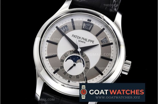 Patek Philippe - Annual Cal Moonphase Ref.5205 SS/LE Wht GRF V2 MY9015