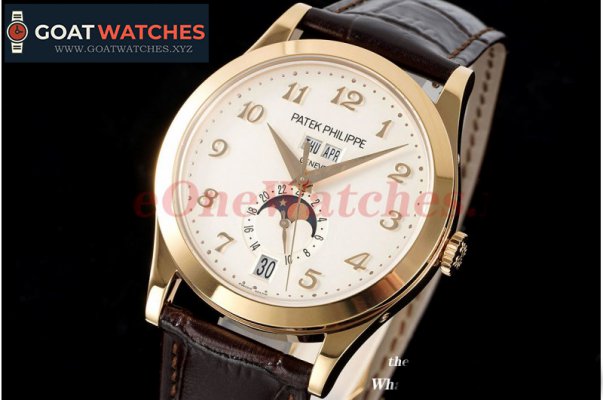 Patek Philippe - Annual Cal. Moonphase Ref.5396 RG/LE Wht/Num ZF A324