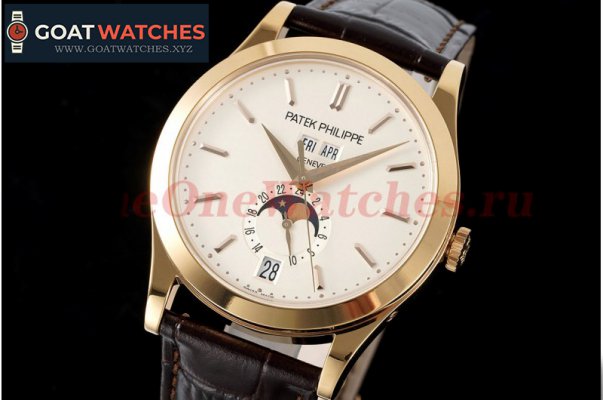 Patek Philippe - Annual Cal. Moonphase Ref.5396 RG/LE Wht/Stk ZF A324