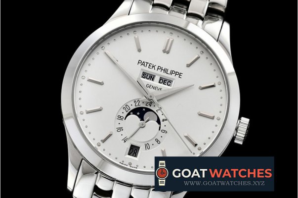 Patek Philippe - Complication GMT Moonphase 5396G SS/SS White MY9015