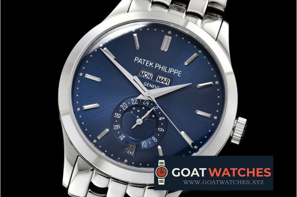 Patek Philippe - Complication GMT Moonphase 5396G SS/SS Blue MY9015