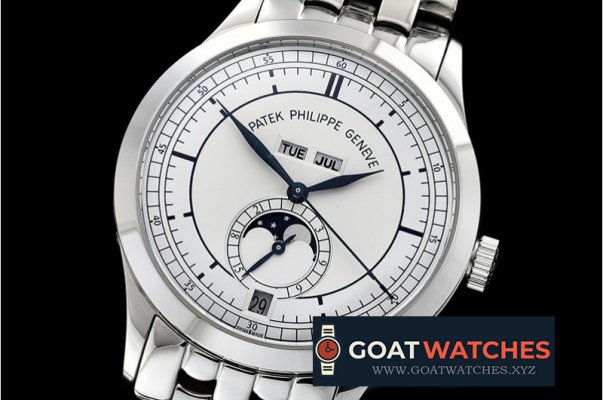 Patek Philippe - Complication GMT Moonphase 5396G SS/SS Wht/Num MY9015