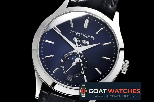 Patek Philippe - Annual Cal. Moonphase Ref.5396 SS/LE Blue/St KMF MY9015