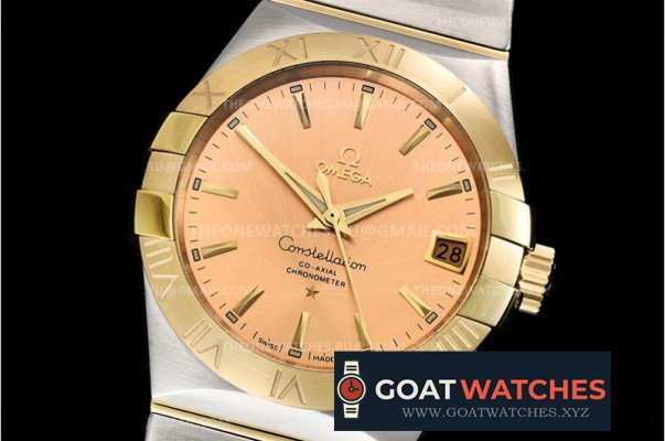 Omega - Constellation Co-Axial 38mm YG/SS Gold VSF Asia 8500