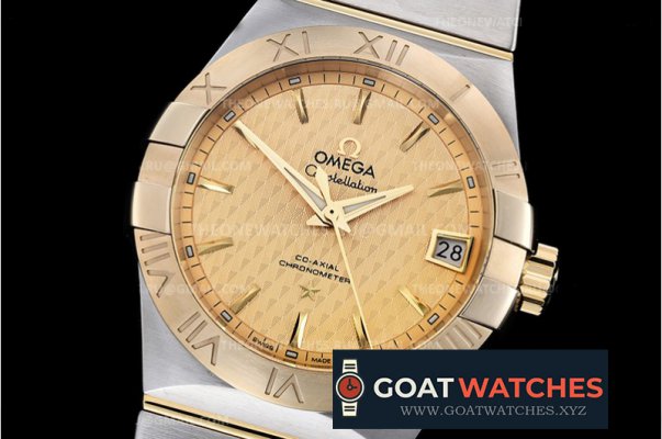 Omega - Constellation Co-Axial 38mm YG/SS Gold VSF Asia 8500