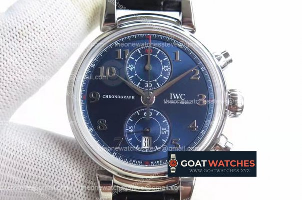 IWC - Da Vinci Chrono Laureus Ed IW393402 SS/LE Blue ZF Asia 89361