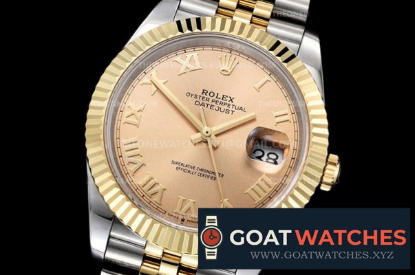 Rolex - DJ2 41mm Jub Flt 904L Wrp YG/SS Gold/Rmn GMF A3235