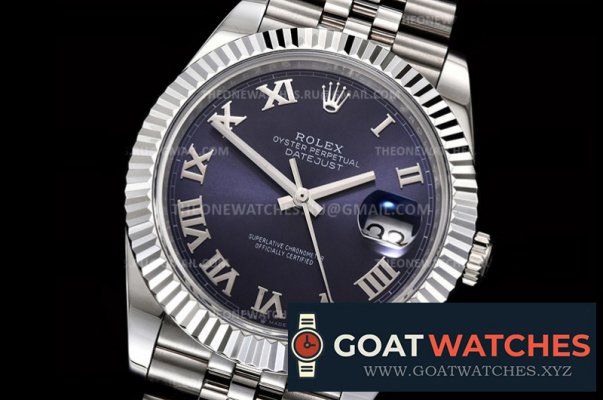 Rolex - DJ2 41mm Jub Flt SS/SS Blue/Rmn BPF Asia 3235 Mod