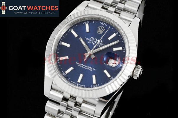 Rolex - Datejust 41mm Jub Flt 904L SS/SS Blue/Stk VSF VS3235