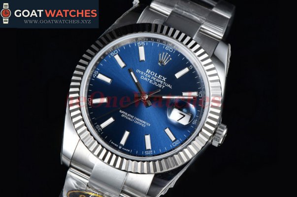 Rolex - Datejust 41mm Oyster 904L Blue SS/SS Clean S3235