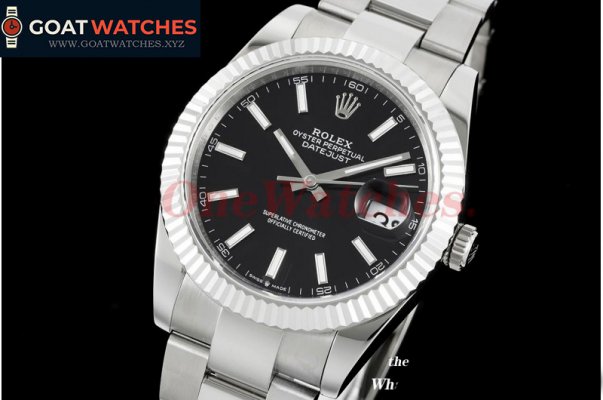 Rolex - Datejust 126334 41mm Oyster 904L Black SS/SS GMF VR3235