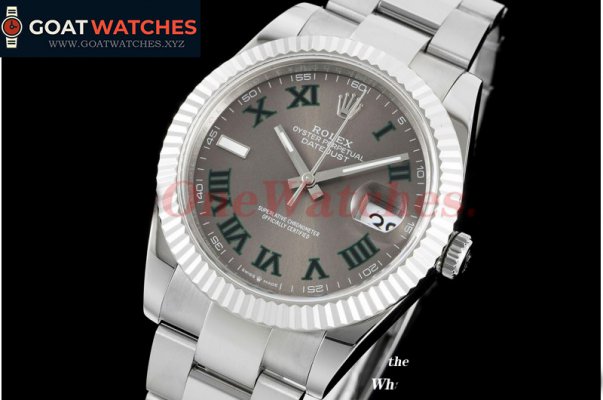 Rolex - Datejust 126334 41mm Oyster 904L Grey/Rmn SS/SS GMF VR3235