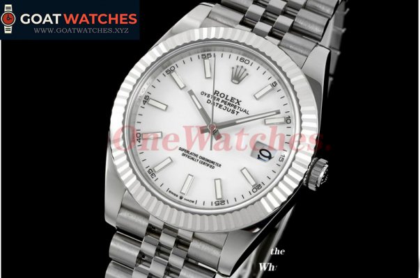 Rolex - Datejust 126334 41mm Jubilee 904L White SS/SS JVS VS3235