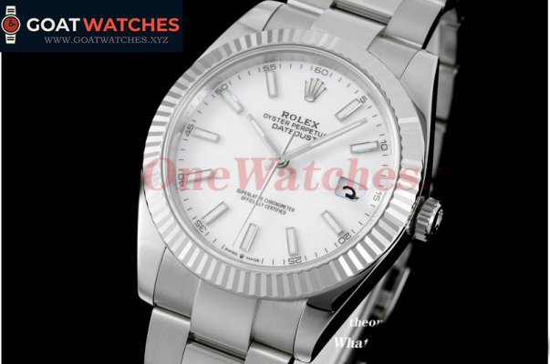 Rolex - Datejust 126334 41mm Oyster 904L White SS/SS WF VR3235