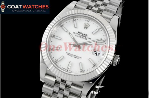 Rolex - Datejust 126334 41mm Jubilee 904L White SS/SS WF VR3235