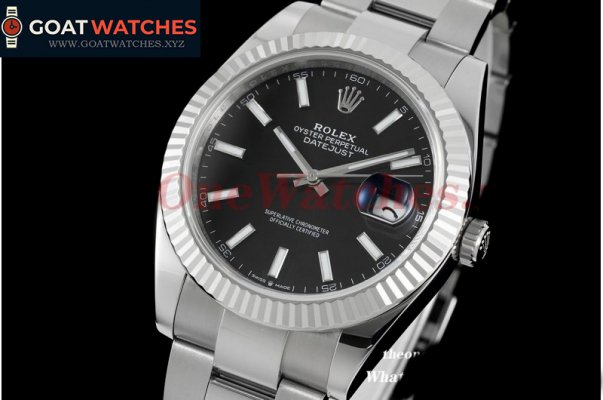 Rolex - Datejust 126334 41mm Oyster 904L Black SS/SS WF VR3235