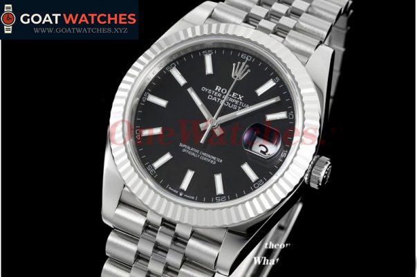 Rolex - Datejust 126334 41mm Jubilee 904L Black SS/SS WF VR3235