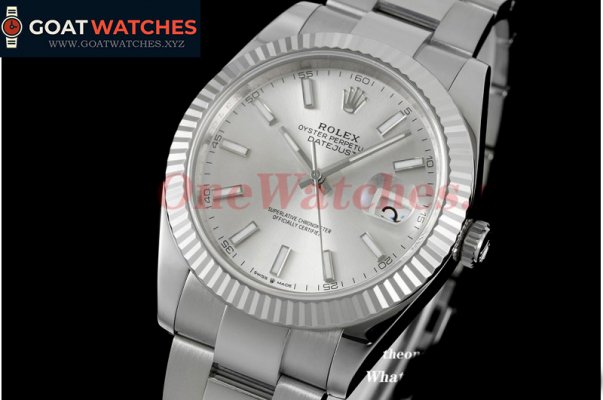 Rolex - Datejust 126334 41mm Oyster 904L Silver SS/SS WF VR3235