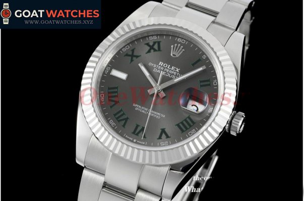 Rolex - Datejust 126334 41mm Oyster 904L Grey/Rmn SS/SS WF VR3235