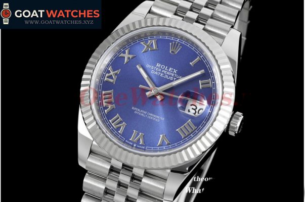 Rolex - Datejust 126334 41MM Blue/Roman 904L Jubilee Bracelet Clean S3235