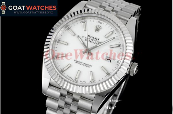 Rolex - Datejust 126334 41MM White/Stk 904L Jubilee Bracelet ZF A2824