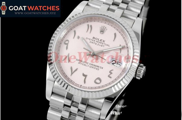 Rolex - Datejust 36mm Pink Dial SS/SS Jubilee 904L DIW A3235