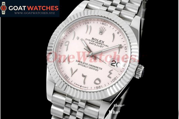 Rolex - Datejust 41mm Pink Dial SS/SS Jubilee 904L DIW A3235