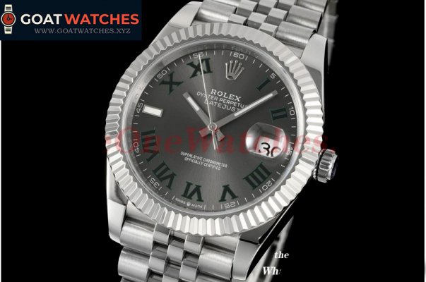 Rolex - Datejust 41mm Grey/Rmn SS/SS Jubilee 904L DIW A3235