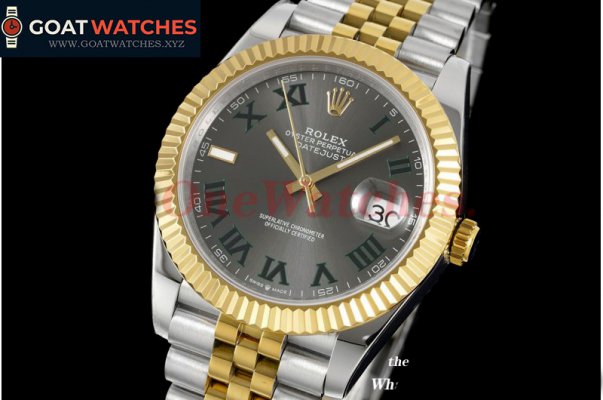 Rolex - Datejust 41mm Grey/Rmn SS/YG Jubilee 904L DIW A3235