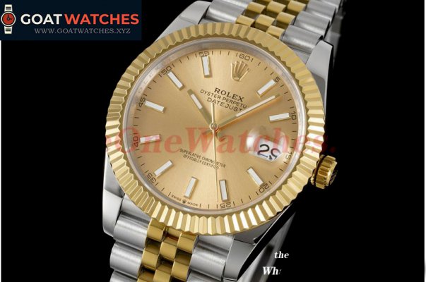 Rolex - Datejust 41mm Gold/Stk SS/YG Jubilee 904L DIW A3235