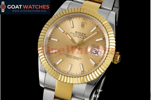 Rolex - Datejust 41mm Gold/Stk SS/YG Oyster 904L DIW A3235