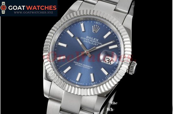 Rolex - Datejust 41mm Blue/Stk SS/SS Oyster 904L DIW A3235