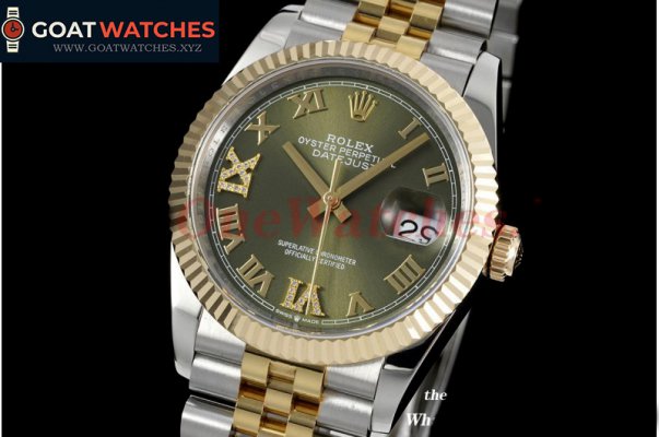 Rolex - Datejust 126233 36MM Jub 904L Green/Rmn YG/SS Wrapped GMF VR3235