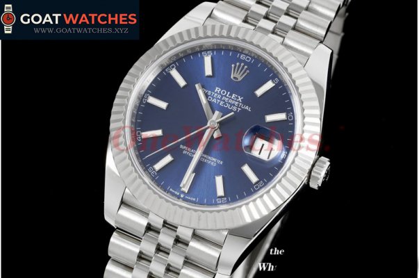 Rolex - Datejust 126334 41mm Jubilee 904L SS/SS Blue/Stk Clean S3235