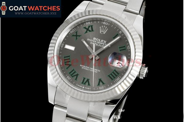 Rolex - Datejust 126334 41mm Oyster 904L SS/SS Grey/Rmn Clean S3235