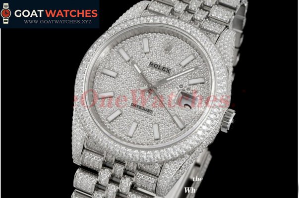 Rolex - Datejust 41mm Full Diamonds 904L SS/SS Dia/Stk GMF A2824