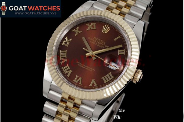 Rolex - Datejust 126231 36MM Jub 904L Red/Rmn SS/RG Wrapped GMF A2824