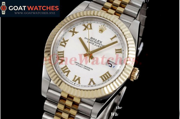 Rolex - Datejust 126231 36MM Jub 904L White/Rmn SS/RG Wrapped GMF A2824